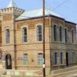 Historic Sabine County jail in Hemphill