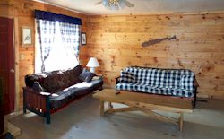 Waterfront cabins - living area