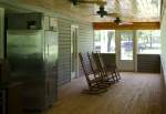 Giant wraparound screen porch on two sides
