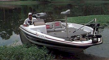 Fishing guide Greg Crafts in his 20' ProCraft 200 