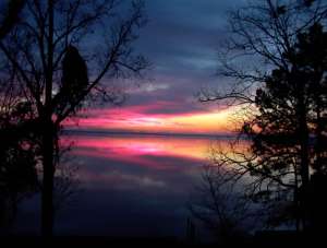 Sunset on Toledo Bend Lake